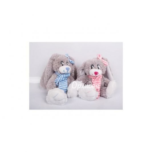 Мягкая игрушка Зайчик с бантиком