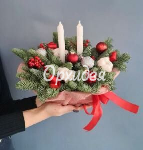 Новогодняя композиция «Санта»