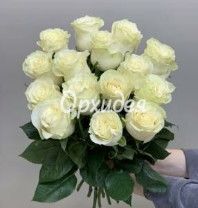 Букет из  15 белых роз