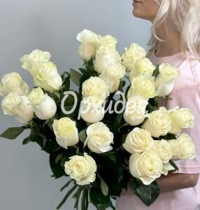АКЦИЯ !!! 25 белых роз