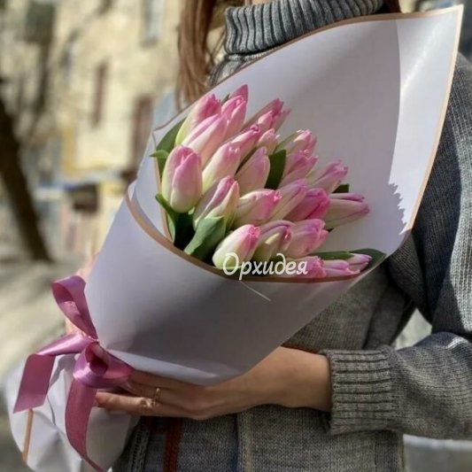 Букет  из тюльпанов &laquo;Весенний&raquo;