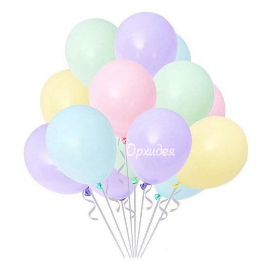 Цветной воздушный шар без надписи