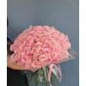 Букет из 101 розовой розы