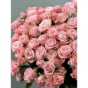 АКЦИЯ !!! Кустовая роза (розовая) -11 шт