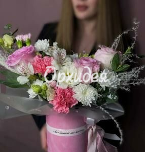 Цветочная композиция « Любимой мамочке »